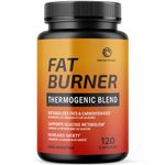 Thermogenic Fat Burner | Made in Canada | Weight Loss Pills | Metabolizes Carbs & Fats | Appetite Suppressant for Weight Loss for Women & Men | Helps Satiety | Keto-Friendly Diet Pills | 120 Capsules