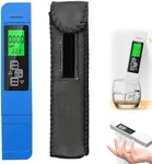 All New 2025 TDS Meter Digital Water Tester for Drinking Water, 4 in 1Portable Water Quality Tester with EC Temp Color Display, PPM Meter Water Tester for Aquarium Hydroponics Tap Water (Blue)