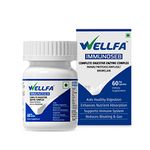 Wellfa Immunoseb | Digestive Enzymes | Papain | Protease | Amylase | Bromelain | Better Digestion | Reduces Bloating & Gas | Stronger Immune System | 60 Veg Capsules