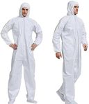 Fancystyle Disposable Protective Coverall Painters Suit White (L, 6)