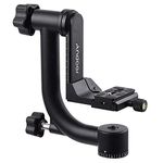 Andoer Heavy Duty Gimbal Head Gimbal Tripod Head With Arca Swiss Quick Release Plate Aluminum Alloy Tripod Gimbal Head Dslr Max. Load 30Lbs/13.6Kg