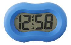 Acctim 15119 Vierra Alarm Clock, Moroccan Blue, Silicone, One Size