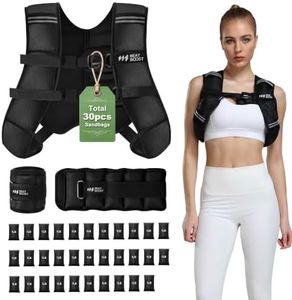 BeatBoost Adjustable Weighted Vest for Men Women, 30lb Vest