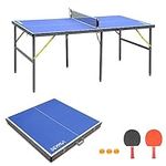 IUNNDS 6X3ft Mid-Size Table Tennis 