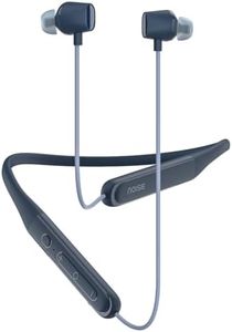 Noise Newly Launched Airwave Crest Bluetooth in Ear Neckband with Metallic Shine on Earbuds,50H of Playtime, EQ Modes, Dual Device Pairing,13mm PEEK+PU Driver, BT v5.4(Velvet Blue)