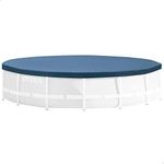 Intex Round Pool Cover, 12 Feet x 10 Inch, Blue, 366 x 366 x 25 cm