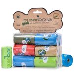 Greenbone BioBase Pet Poop Bags - 12 Rolls, 144 Bags - 13 Inch x 9 Inch