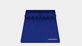 Kitchen perfection Silicone Griddle Tools Mat - Classic Blue
