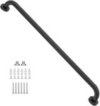32 Inch Anti Slip Shower Grab Bar Oil Rubbed Black 1.25" Diameter,ZUEXT Bathroom Grab Bar, Knurled Bathroom Balance Bar,Safety Hand Rail Support Handicap Elderly Senior Assist Bath Handle