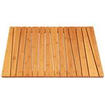 ToiletTree Products 100% Natural Bamboo Deluxe Shower Floor and Bath Mat, Skid Resistant, Heavy-Duty