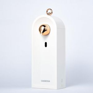CASSEOGA Automatic Soap Dispenser, 320ml Type-C Rechargeable Hand Soap Dispenser, 3 Levels Adjustable Foaming Soap Dispenser Bathroom, Wall Mounted Touchless Soap Dispenser for Kitchen Sink