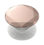 PopSockets PopGrip - Expanding Stand and Grip with Swappable Top - Metallic Diamond Rose Gold