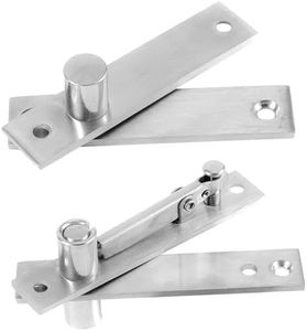 Bisagras Pivotantes de Puerta Resistentes, Bisagra de Puerta Oculta Acero Inoxidable Rotación de 360 Grados Herrajes Invisibles para Puerta Secreta de Madera para Puerta de Armario Estantería