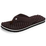 DOCTOR EXTRA SOFT House Slipper for Men's Care |Orthopaedic | Diabetic | Comfortable | Cushion | Flip-Flop Men's and Boy’s Home Slides for Daily Use Bubble Softy D-30-Brown-11 UK