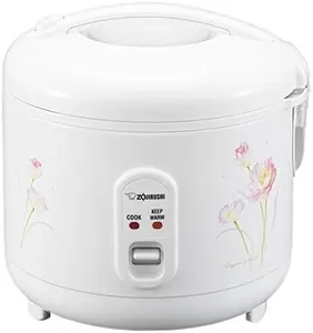 Zojirushi NS-RPC10FJ Rice Cooker and Warmer, 1.0-Liter, Tulip