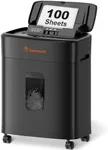 Bonsaii 100 Sheets Auto Feed Paper Shredder, Micro-Cut Shredders for Home Office Use, 10 Minutes Heavy Duty Shredder / 4.2 Gallons/Security Level P-4 (C231-D)