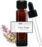 [ 8 For 4 ] Pure Aroma Diffuser Oils 10ml. Essential Oil Blend For Massage, Skin/Hair Care (Clary Sage)