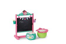 American Girl WellieWishers 14.5-inch Doll Ready to Learn Garden School Playset with Chalkboard and Game, for Ages 4+