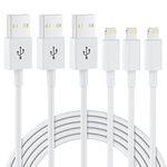 Nebite iPhone Charger Cable 3Pack 6FT/1.8M MFi Certified i phonefast Apple Charger Cable Fast Charging Compatible with iPhone 14 13 12 11 XS XR X Pro Max Mini 8 7 6S 6 Plus 5S SE