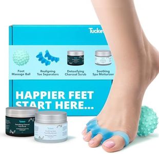 Tucketts Foot Care Spa Kit for Heel and Foot Pain Relief, Dry Skin, Bunions, Toe Correctors