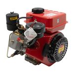 YUNLAIGOTOP 4-Stroke 3HP Diesel Engine 2.2kW Single-Cylinder Diesel Engine Recoil Start System Diesel Motor w/Air-Cooling, Portable Diesel Engine for Micro-Tiller Irrigation Machine Lawn Mower Mixer