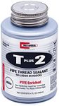 Rectorseal 23631 1/4 Pint Brush Top T Plus 2 Pipe Thread Sealant