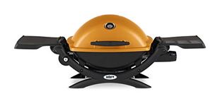 Weber Q 1200 Portable BBQ Grill, Propane Gas, Orange (51190001)