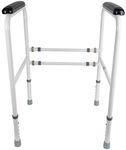 HOMECRAFT Toilet Support Frame, Adjustable Bathroom Safety Support Frame for Elderly, Handicapped and Disabled Users, Home and Clinic Use