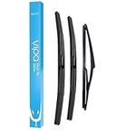 Vipa Wiper Blade Set fits: NISSAN QASHQAI SUV Nov 2013 to Jun 2021