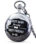 Best Man Gifts for Wedding – Engraved Best Man Pocket Watch – The Luxury Wedding Gift Choice