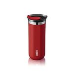 WACACO Octaroma Grande Vacuum Insulated Coffee Mug, Double-Wall Stainless Steel Travel Tumbler with Drinking Lid, 15 fl oz (435ml), Carmine Red