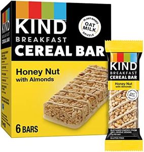 KIND Breakfast Cereal Bars, Gluten Free Snacks, Honey Nut with Almonds, 9.3oz Box (36 Bars)