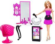 Barbie CMM55 Malibu Avenue Hairdresser Style Salon with Doll by Mattel