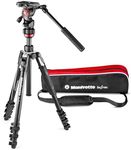 Manfrotto Befree Travel, Light Weight, Fluid Drag System Professional Video Tripod, Black (MVKBFRL-LIVEUS)