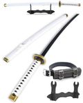 Cold Blade Roronoa Zoro Sword - 41 inches Anime Katana Replica with Belt and Stand - Wado Ichimonji Sword with Authentic Design