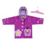 Kidorable Kids Butterfly Hooded Raincoat (Small 80-86cm)