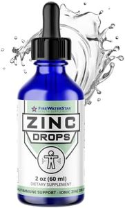 Ionic Zinc Liquid | 2 fl oz • 15 mg Per Serving • Concentrated • 1 Month Supply • Glass Bottle w/Dropper | Daily Immune Support