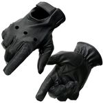 Milwaukee Leather Shaf International Men's Basic Driving Gloves (Black, X-Small)