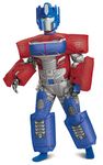 Disguise 25593CH Optimus Prime Inflatable Transformers Costume, Cartoon, Blue & Red, Childrens Size