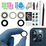 Camera Lens Glass Replacement for iPhone 13 Pro Max and 13 Pro, GVKVGIH Back Camera Glass Lens Replacement with Pre-Installed Adhesive,Repair Tool Kit and Installation Manual