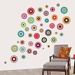 Decals Design 'Polka Motifs' Wall Sticker (PVC Vinyl, 60 cm x 90 cm, Multicolor)