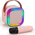 JB'S LAND™ 2024 Karaoke Machine for Kids with Wireless Mics 4-12 Years Old Girls Birthday Karaoke Toys Gifts for Girls Boys Ages 4, 5, 6, 7, 8, 9, 10, 12 +Year Old Birthday Family Home Christmas Party