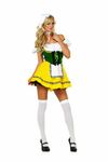 RG Costumes Women's Beer Garden Girl, Green/Yellow/White, Large/8-10