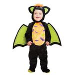 amscan (CC - Hood) (PKT) (Fix 12/25) (PDBBAT) Child Iddy Biddy Bat Costume (18-24ms)