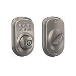 Schlage BE365 PLY 619 Plymouth Keypad Deadbolt, Satin Nickel