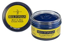 Meltonian Cream | light Navy 181 | Quality Shoe Polish for Leather and Leatherette (Synthetic) | Use on Boots, Shoes, Belts, Gloves, Purses and Accessories | Leather Conditioner | 1.7 OZ Jar