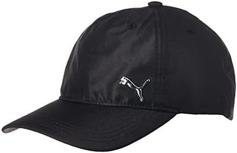 PUMA Women's Evercat Opal Adjustable Cap, Black/Silver, One Size
