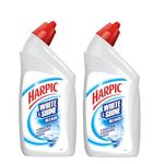 Harpic 500 ml, White and Shine Disinfectant Toilet Cleaner Bleach Liquid (Pack of 2)