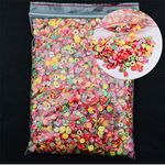 Mezerdoo 10000pcs/pack Nail Art 3d Fruit Feather Flowers Mix Designs Tiny Slices Polymer Clay DIY Beauty Nail Stickers Decorations (fruit)