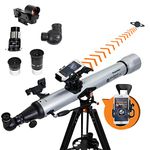 Celestron – StarSense Explorer LT 80AZ Smartphone App-Enabled Telescope – Works with StarSense App to Help You Find Stars, Planets & More – 80mm Refractor – Compatible with iPhone/Android